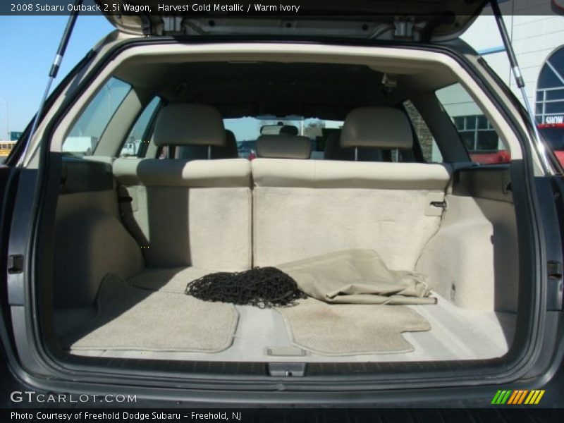 Harvest Gold Metallic / Warm Ivory 2008 Subaru Outback 2.5i Wagon