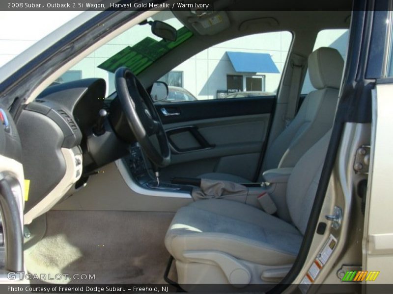 Harvest Gold Metallic / Warm Ivory 2008 Subaru Outback 2.5i Wagon