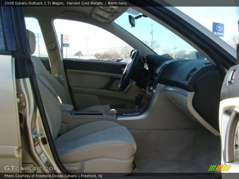 Harvest Gold Metallic / Warm Ivory 2008 Subaru Outback 2.5i Wagon