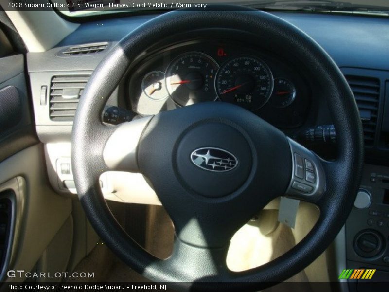 Harvest Gold Metallic / Warm Ivory 2008 Subaru Outback 2.5i Wagon