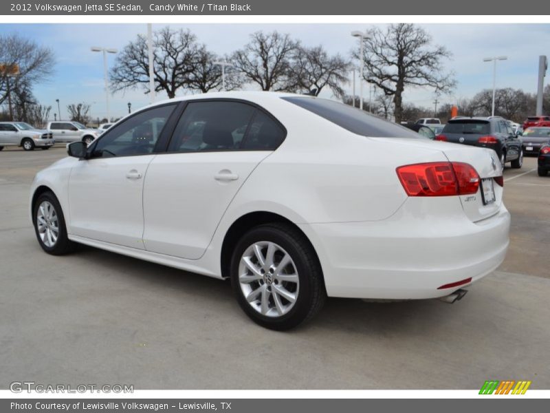 Candy White / Titan Black 2012 Volkswagen Jetta SE Sedan
