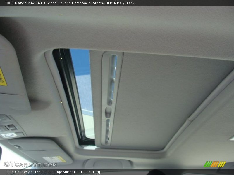 Stormy Blue Mica / Black 2008 Mazda MAZDA3 s Grand Touring Hatchback