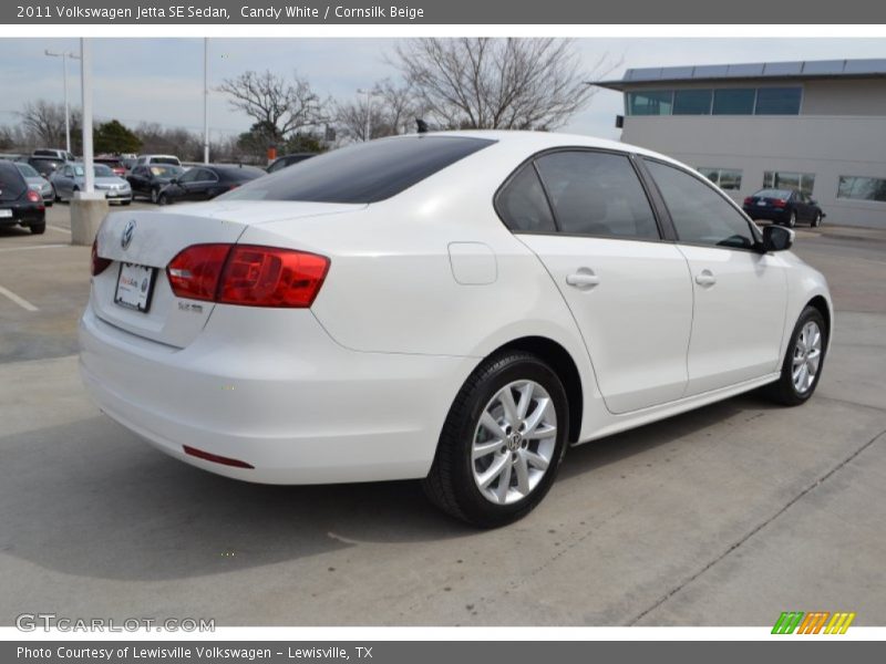 Candy White / Cornsilk Beige 2011 Volkswagen Jetta SE Sedan