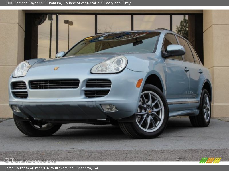 Iceland Silver Metallic / Black/Steel Grey 2006 Porsche Cayenne S Titanium