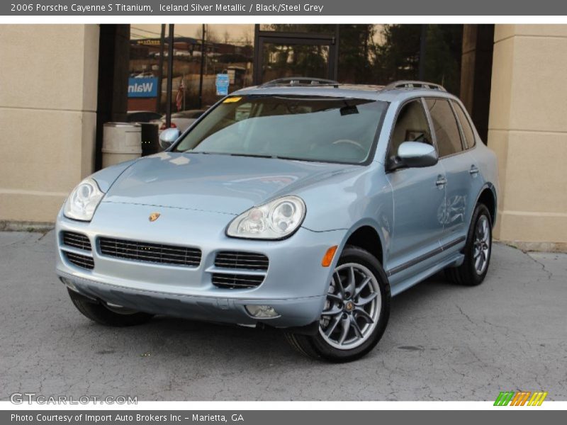 Iceland Silver Metallic / Black/Steel Grey 2006 Porsche Cayenne S Titanium