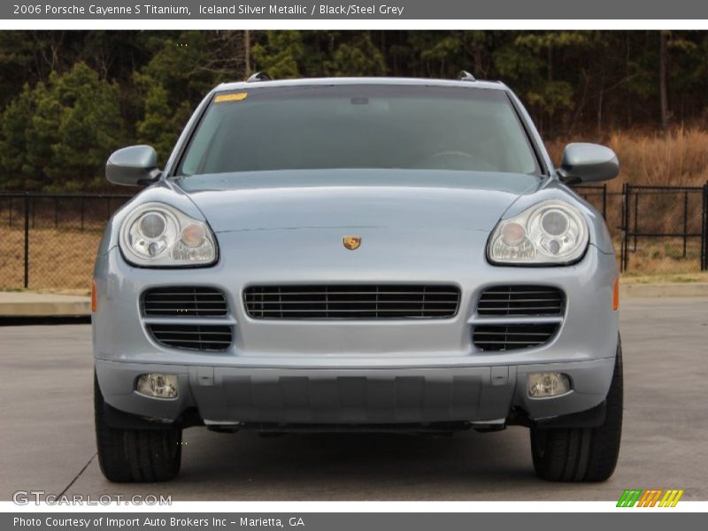 Iceland Silver Metallic / Black/Steel Grey 2006 Porsche Cayenne S Titanium