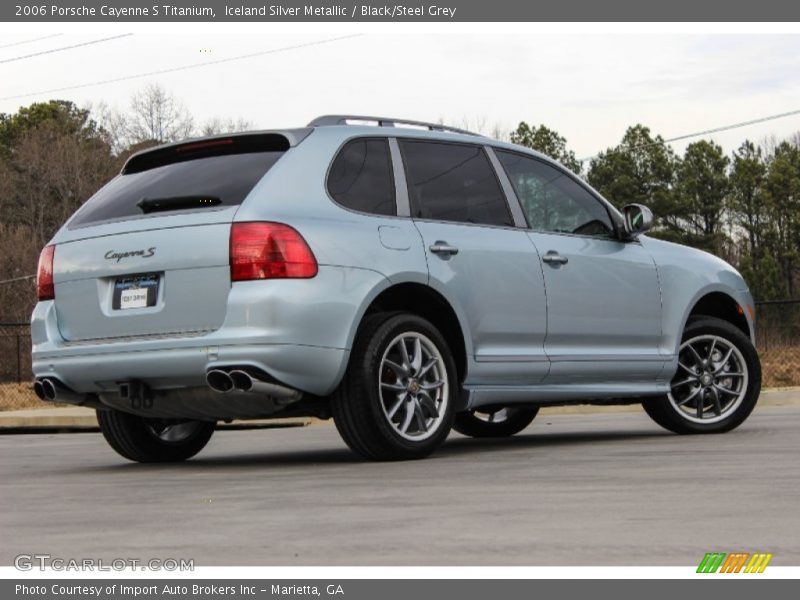 Iceland Silver Metallic / Black/Steel Grey 2006 Porsche Cayenne S Titanium