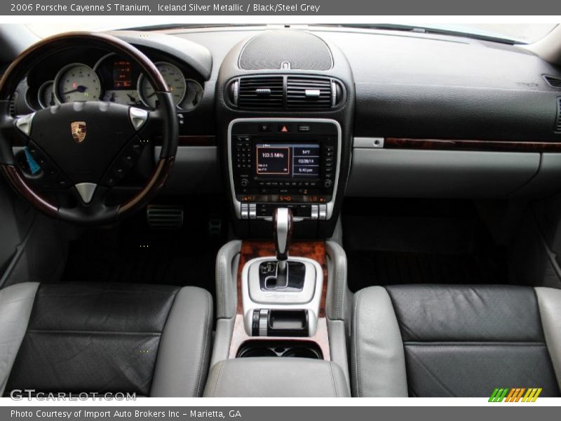 Iceland Silver Metallic / Black/Steel Grey 2006 Porsche Cayenne S Titanium