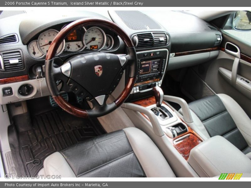 Black/Steel Grey Interior - 2006 Cayenne S Titanium 