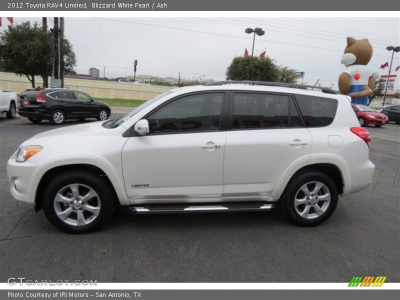 Blizzard White Pearl / Ash 2012 Toyota RAV4 Limited