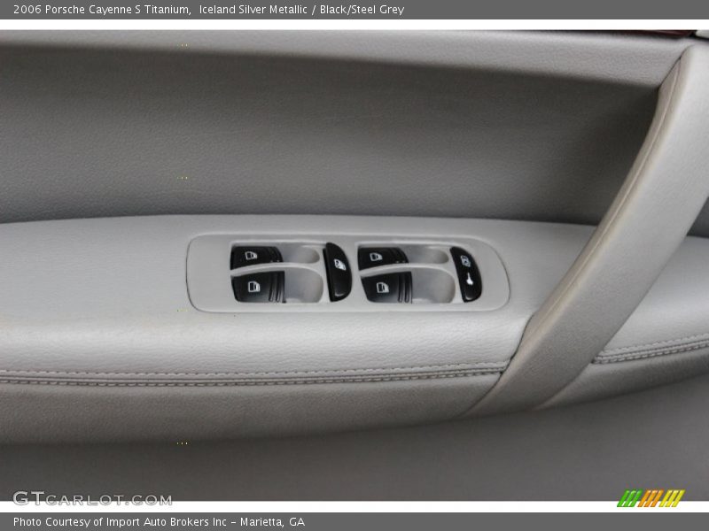 Iceland Silver Metallic / Black/Steel Grey 2006 Porsche Cayenne S Titanium