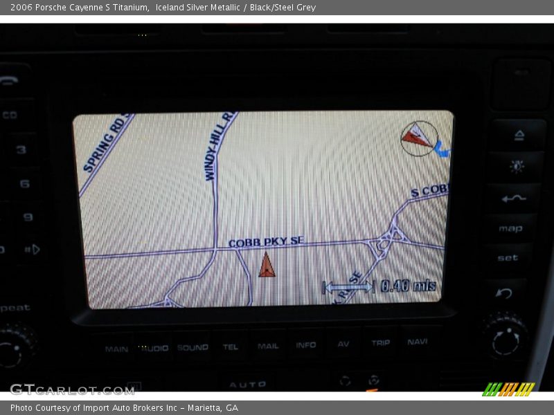 Navigation of 2006 Cayenne S Titanium