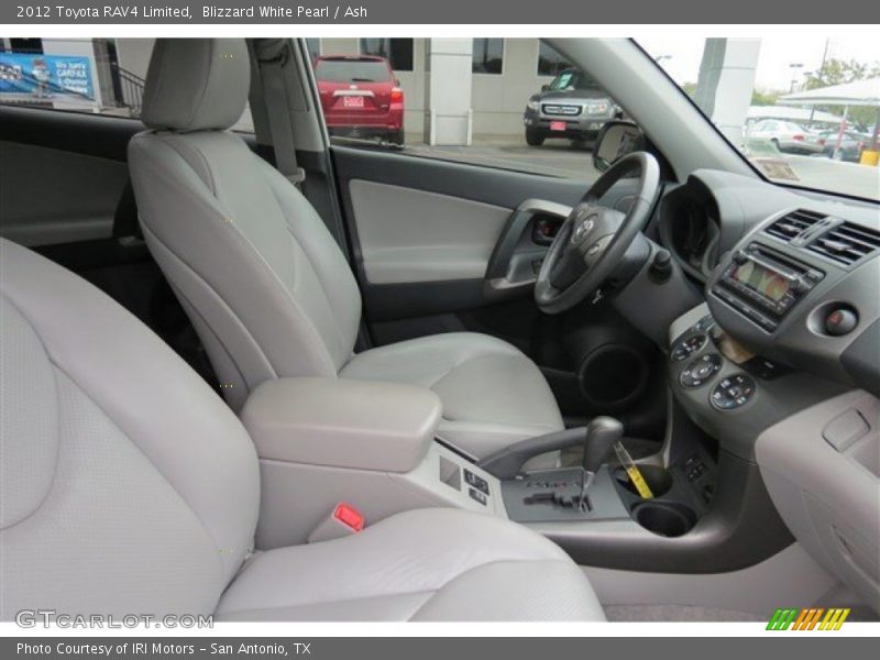 Blizzard White Pearl / Ash 2012 Toyota RAV4 Limited