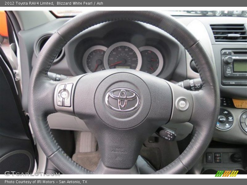 Blizzard White Pearl / Ash 2012 Toyota RAV4 Limited