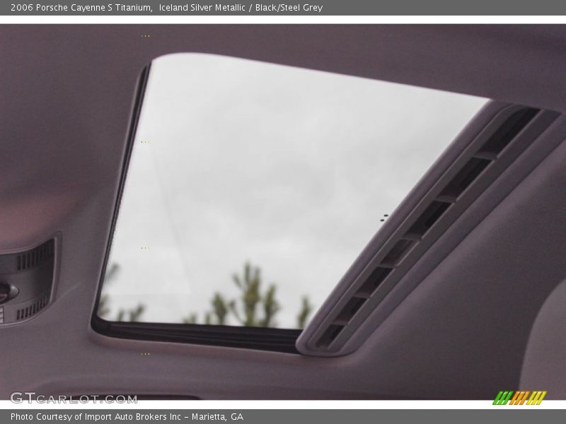 Iceland Silver Metallic / Black/Steel Grey 2006 Porsche Cayenne S Titanium