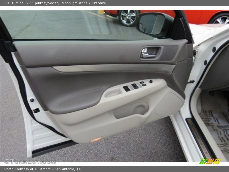 Moonlight White / Graphite 2011 Infiniti G 25 Journey Sedan