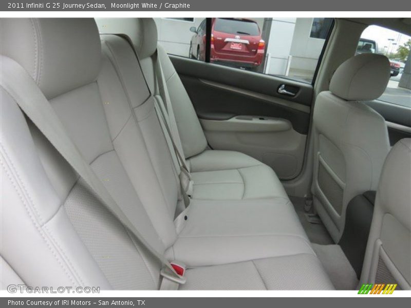 Moonlight White / Graphite 2011 Infiniti G 25 Journey Sedan
