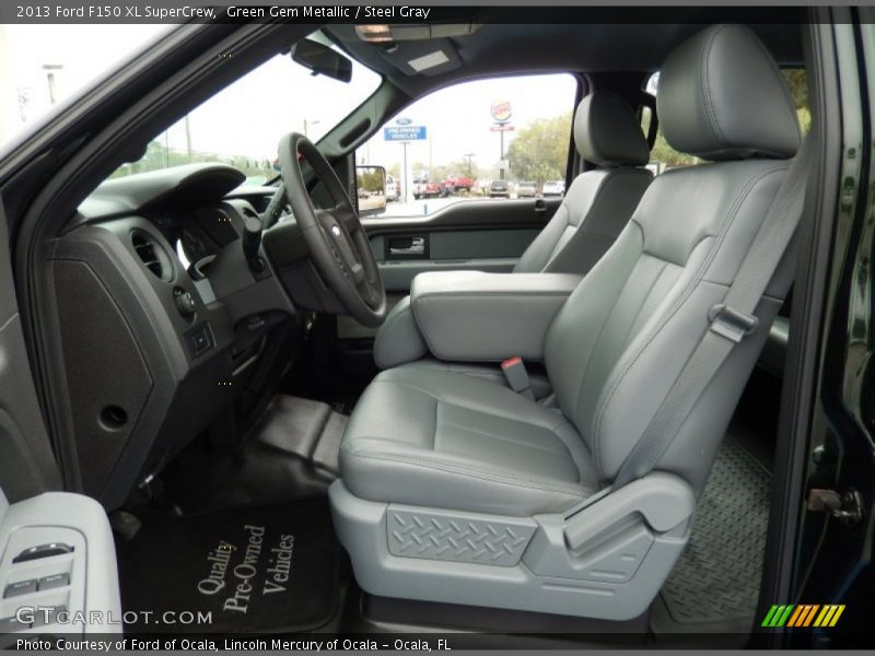  2013 F150 XL SuperCrew Steel Gray Interior