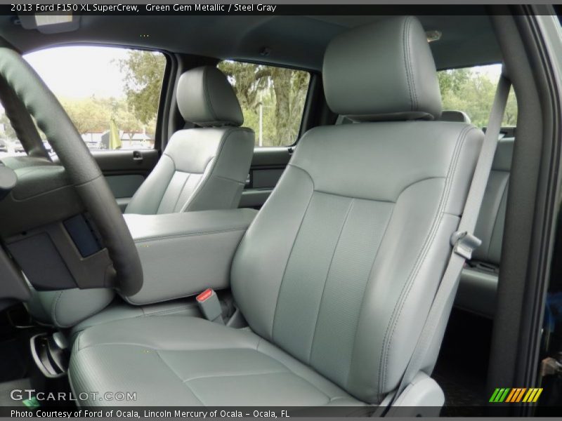 Front Seat of 2013 F150 XL SuperCrew