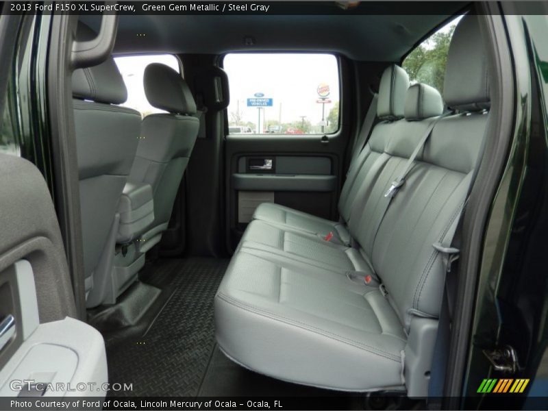 Rear Seat of 2013 F150 XL SuperCrew