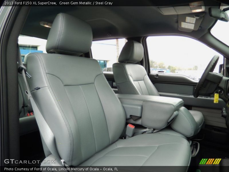 Front Seat of 2013 F150 XL SuperCrew