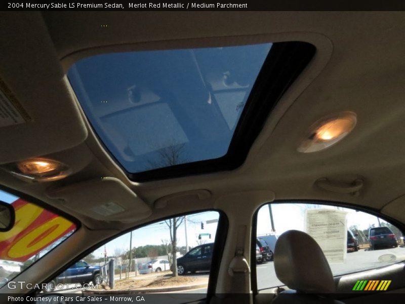 Merlot Red Metallic / Medium Parchment 2004 Mercury Sable LS Premium Sedan