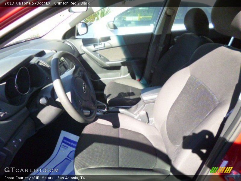 Crimson Red / Black 2013 Kia Forte 5-Door EX
