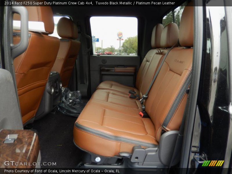 Rear Seat of 2014 F250 Super Duty Platinum Crew Cab 4x4