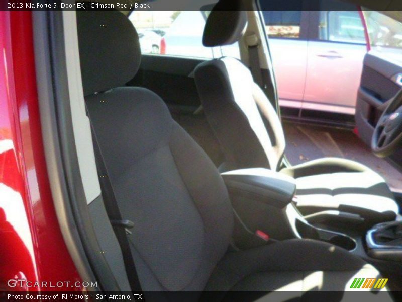 Crimson Red / Black 2013 Kia Forte 5-Door EX