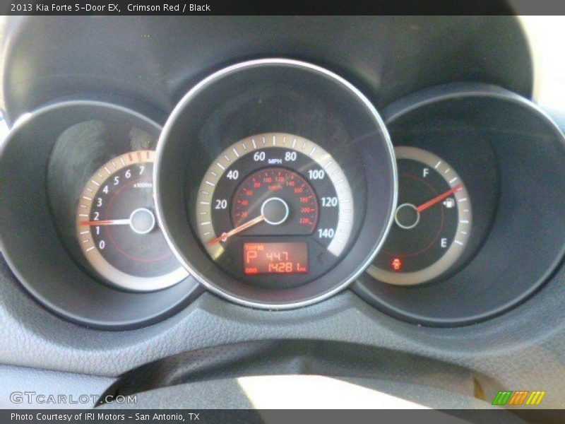 Crimson Red / Black 2013 Kia Forte 5-Door EX