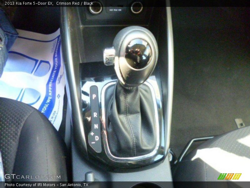 Crimson Red / Black 2013 Kia Forte 5-Door EX