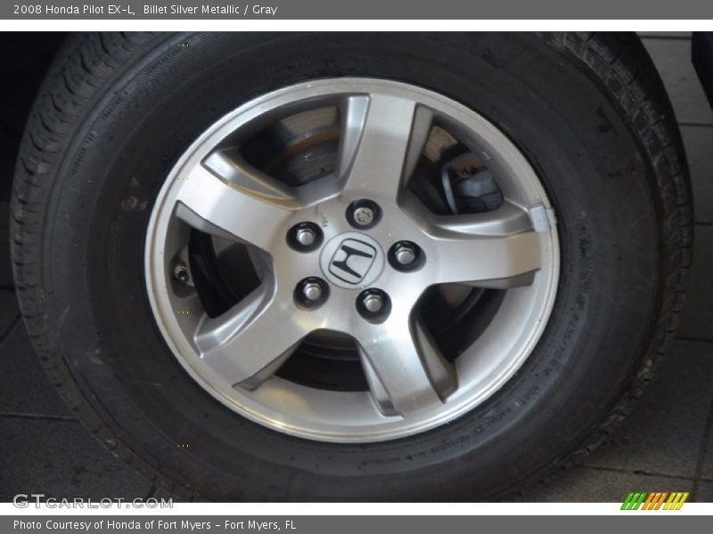 Billet Silver Metallic / Gray 2008 Honda Pilot EX-L
