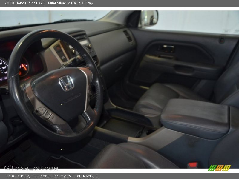 Billet Silver Metallic / Gray 2008 Honda Pilot EX-L