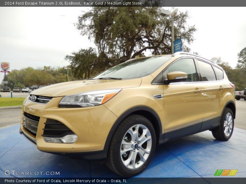Front 3/4 View of 2014 Escape Titanium 2.0L EcoBoost