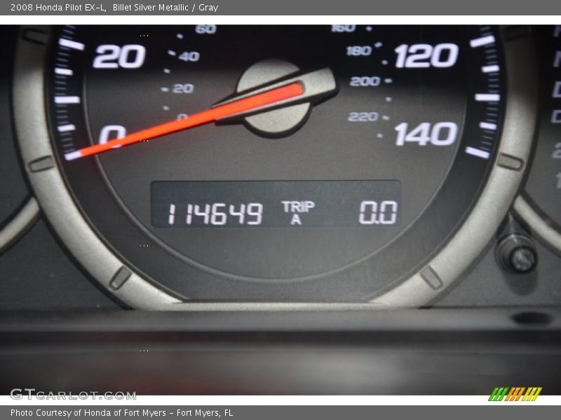 Billet Silver Metallic / Gray 2008 Honda Pilot EX-L