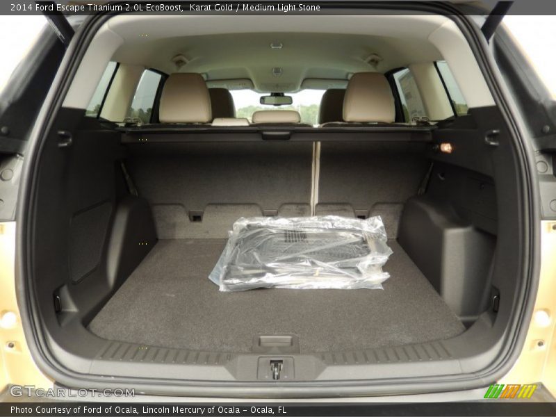 Karat Gold / Medium Light Stone 2014 Ford Escape Titanium 2.0L EcoBoost