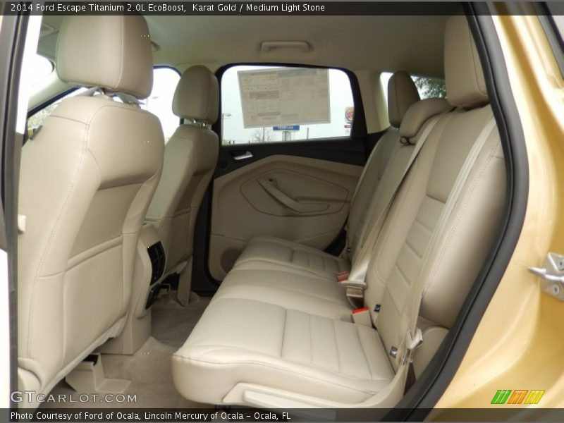 Karat Gold / Medium Light Stone 2014 Ford Escape Titanium 2.0L EcoBoost