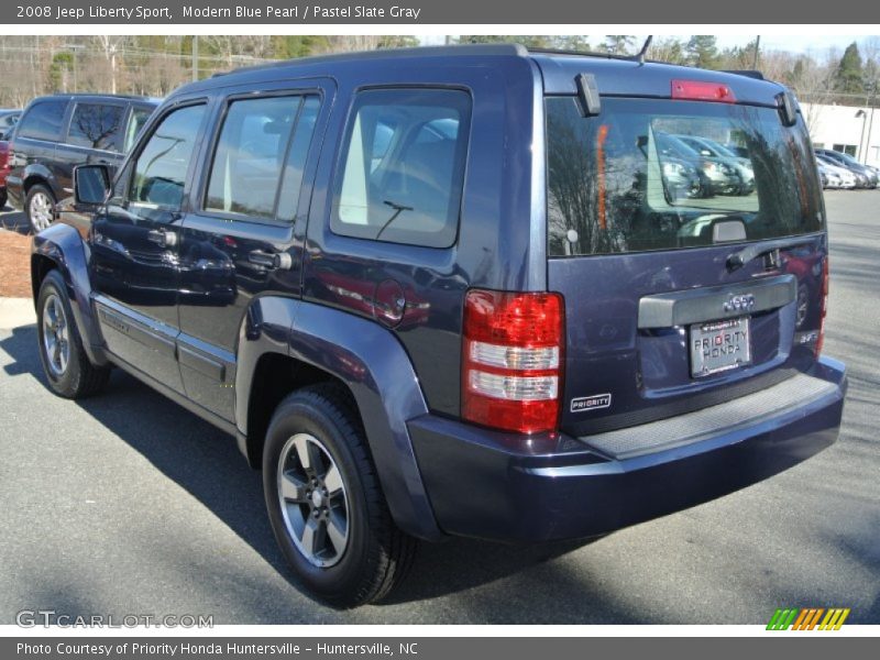 Modern Blue Pearl / Pastel Slate Gray 2008 Jeep Liberty Sport