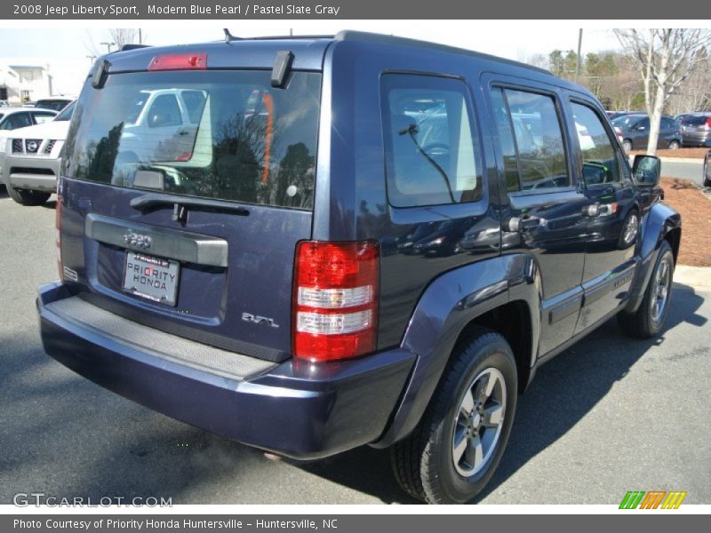 Modern Blue Pearl / Pastel Slate Gray 2008 Jeep Liberty Sport