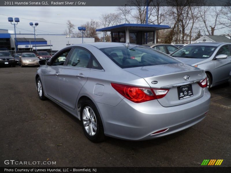 Radiant Silver / Gray 2011 Hyundai Sonata GLS