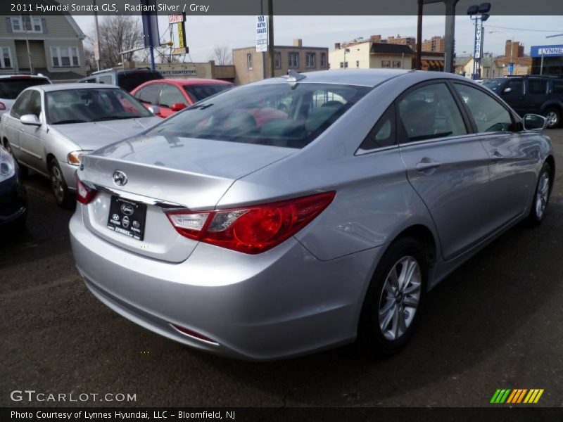 Radiant Silver / Gray 2011 Hyundai Sonata GLS