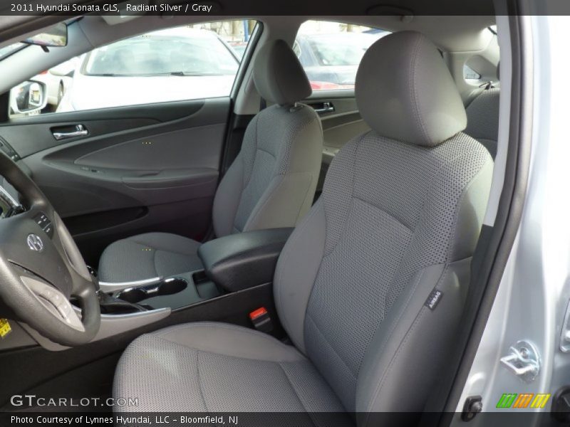 Radiant Silver / Gray 2011 Hyundai Sonata GLS