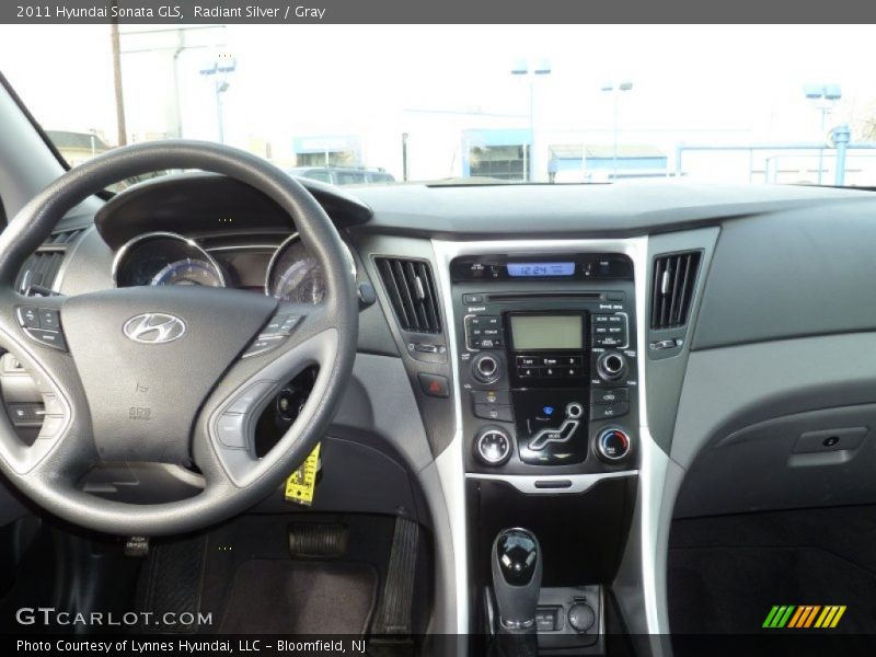 Radiant Silver / Gray 2011 Hyundai Sonata GLS