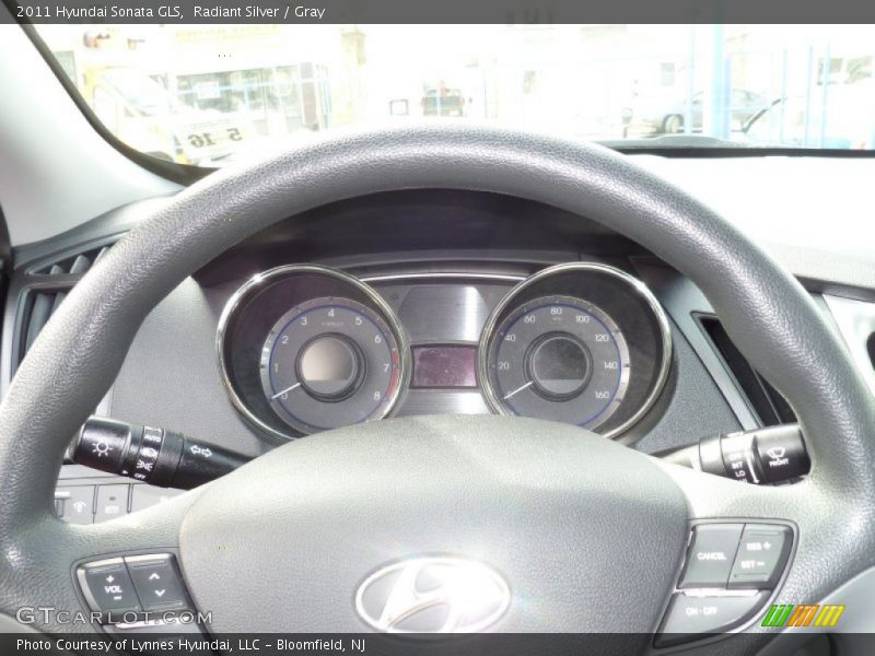 Radiant Silver / Gray 2011 Hyundai Sonata GLS