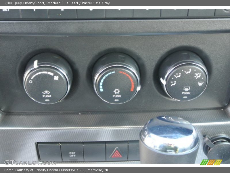 Modern Blue Pearl / Pastel Slate Gray 2008 Jeep Liberty Sport