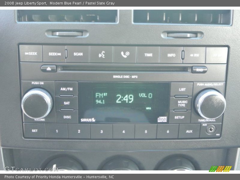 Modern Blue Pearl / Pastel Slate Gray 2008 Jeep Liberty Sport