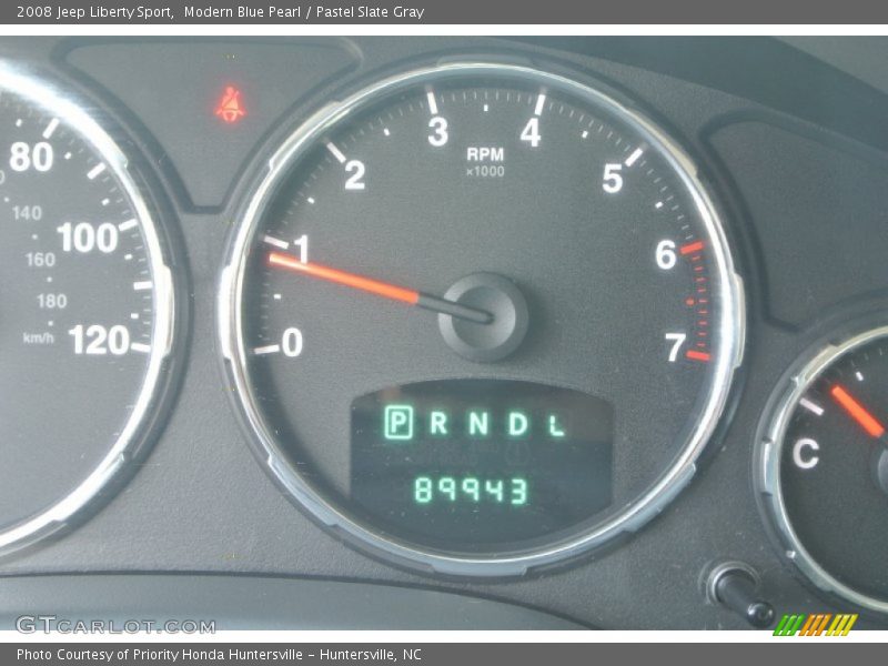 Modern Blue Pearl / Pastel Slate Gray 2008 Jeep Liberty Sport