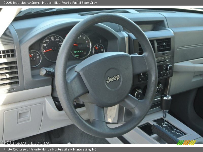 Modern Blue Pearl / Pastel Slate Gray 2008 Jeep Liberty Sport