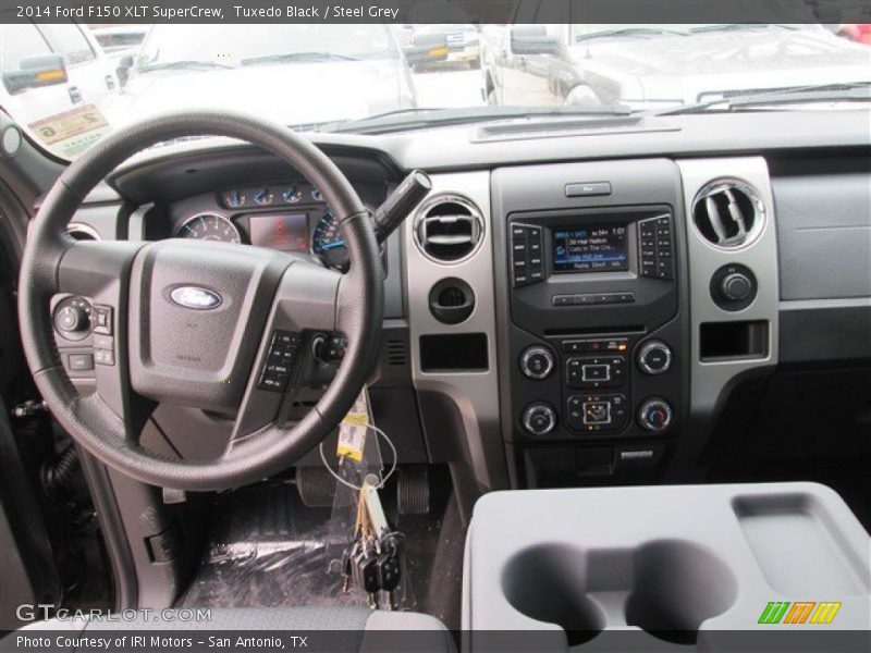 Tuxedo Black / Steel Grey 2014 Ford F150 XLT SuperCrew