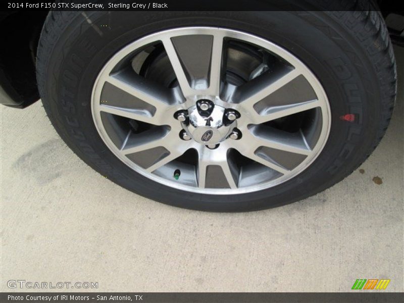 Sterling Grey / Black 2014 Ford F150 STX SuperCrew